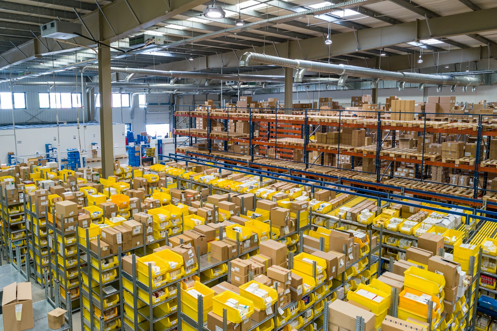 Packages ready for local delivery